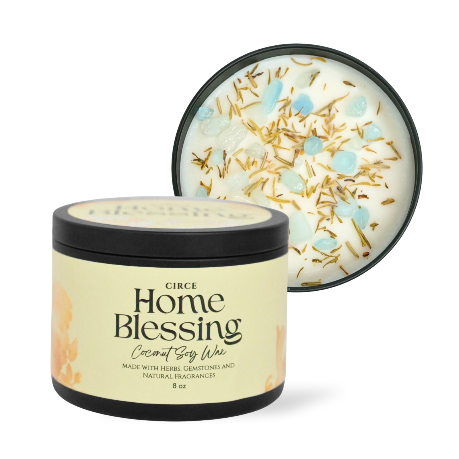 Home Blessing Candle — 8‑oz Harmony & Protection | | Wiccan Center