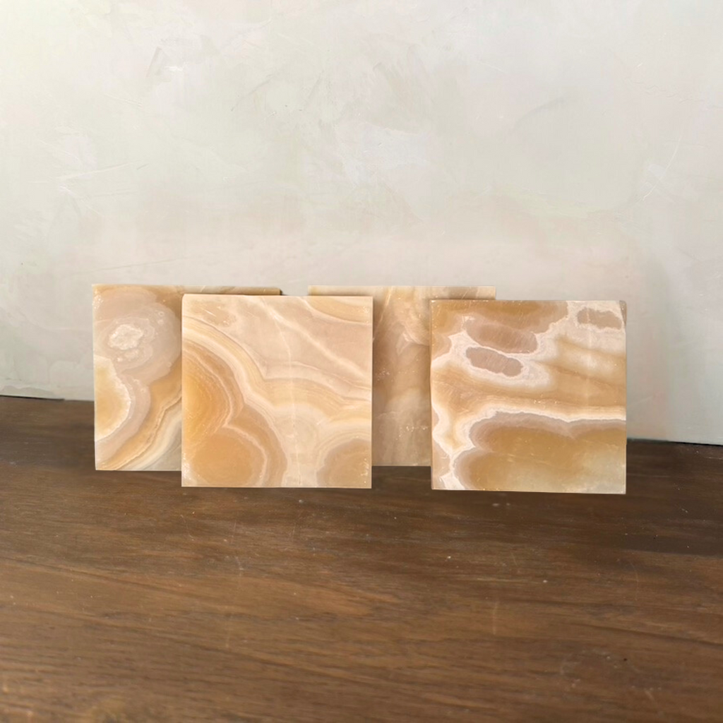 Honey Onyx Coasters | Kitchen & Dining Decor | Wiccan Center