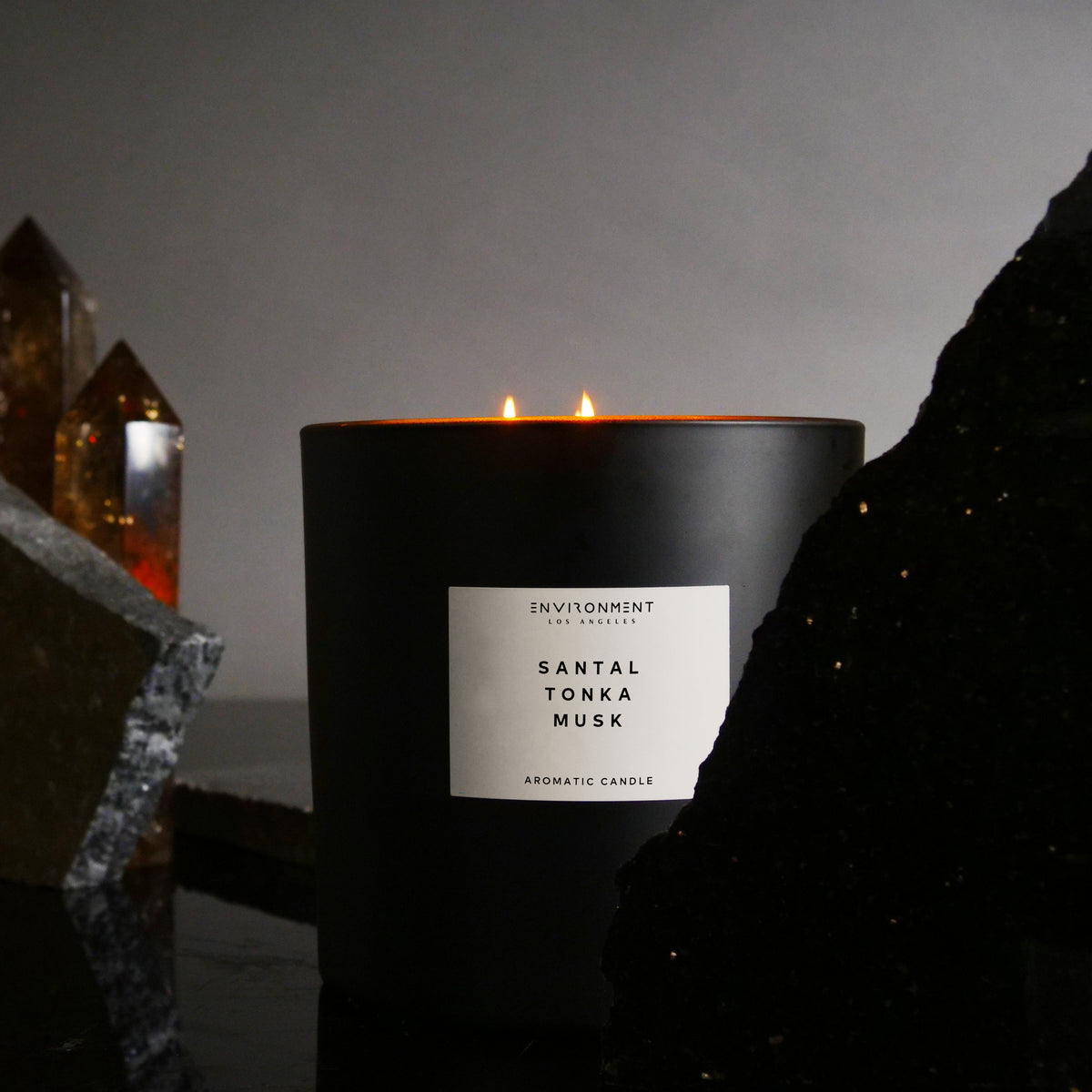 55oz Santal | Tonka | Musk Candle (Inspired by Le Labo Santal® and 1 Hotel®) | Environment - Candle (Hotel Aromatics) | Wiccan Center