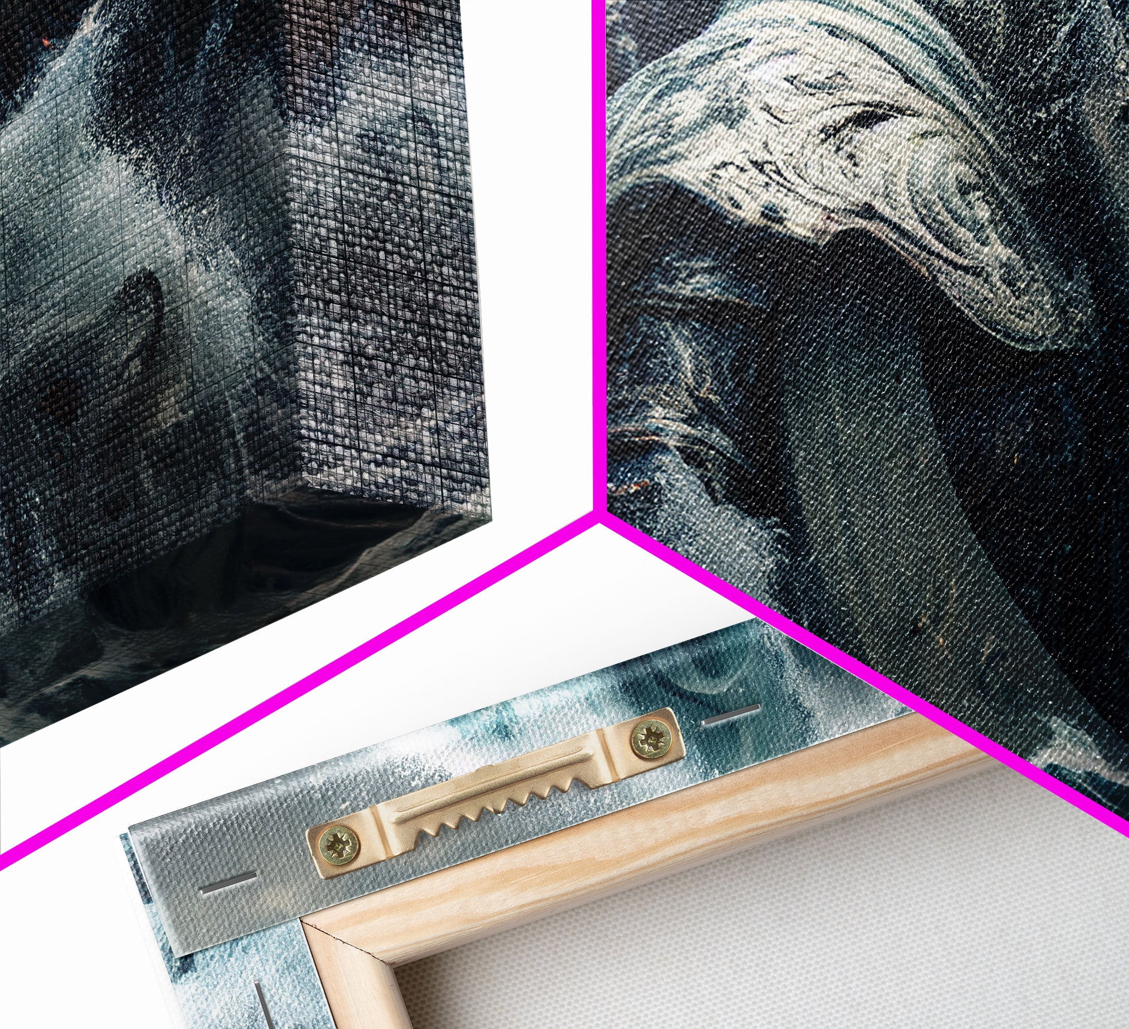 Poseidon god Framed canvas, Greek ancient decor, Mythology art, Ancient Rome print Ocean art, Neptune wall art Gamer Gift | | Wiccan Center