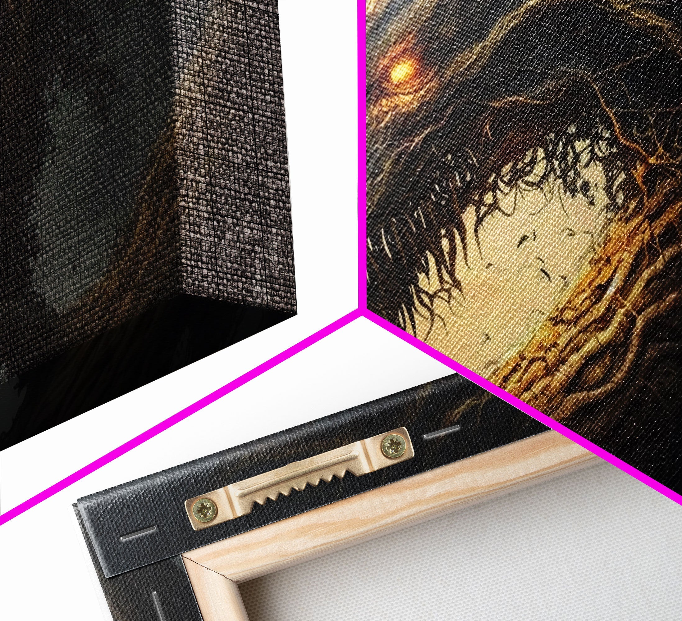 Forest Dragon Nidhogg, Norse Mythology, Framed Canvas Print, Fantasy Dragon Art, Fantasy Decor | | Wiccan Center