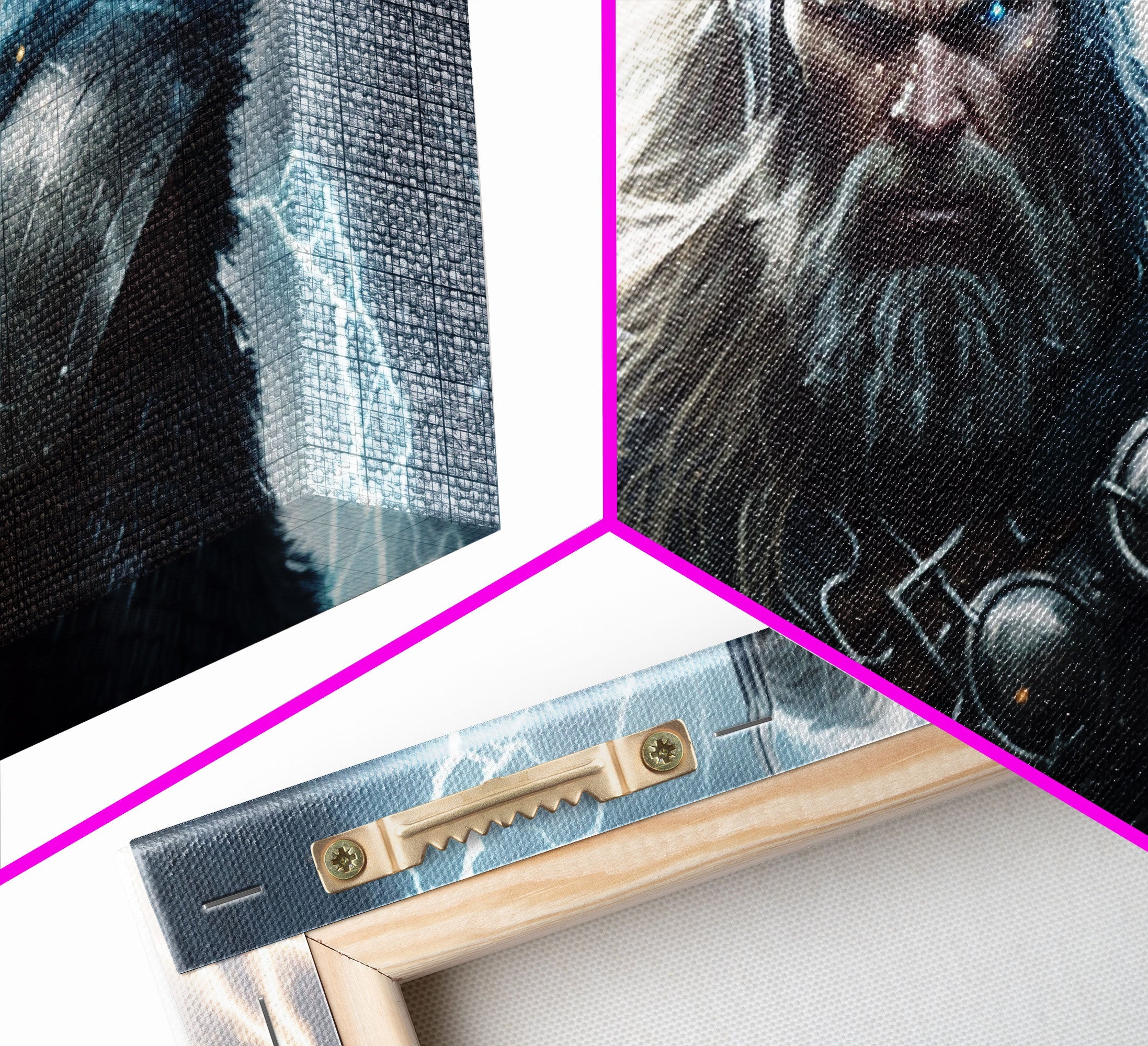 Thor Art, God of Thunder, Framed Canvas Print, Norse Mythology Art, Fantasy Art | | Wiccan Center