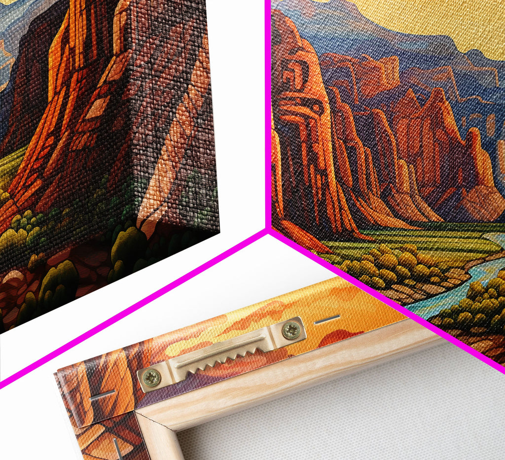 Canyon Art, River Wall Art, Landscape Wall Print, Canvas Print, Wall Art, 3 Piece Wall Art, Appreciation Gift, Ranch Decor, Western Wall Art | | Wiccan Center