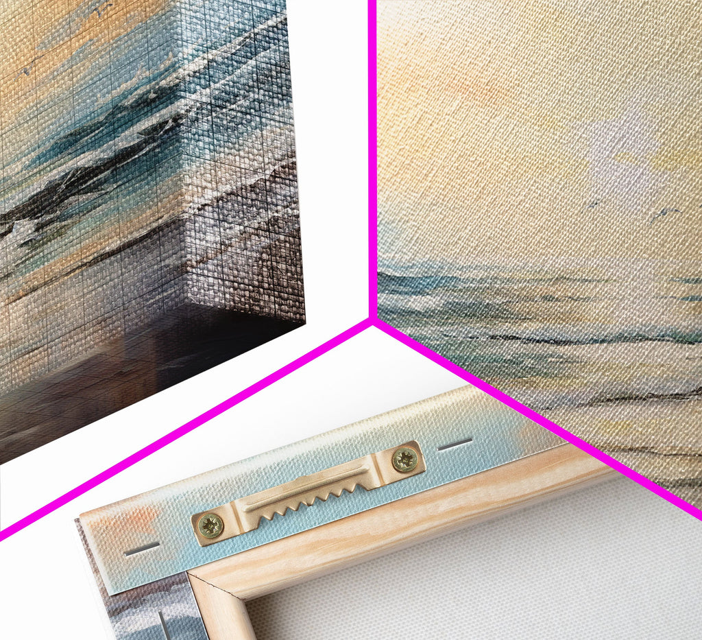 Beach Wall Art, Seascape Print, Sunset Wall Art, Canvas Print, Wall Art, 3 Piece Wall Art, Beach House Wall Decor, Home Office Art, RV Decor | | Wiccan Center