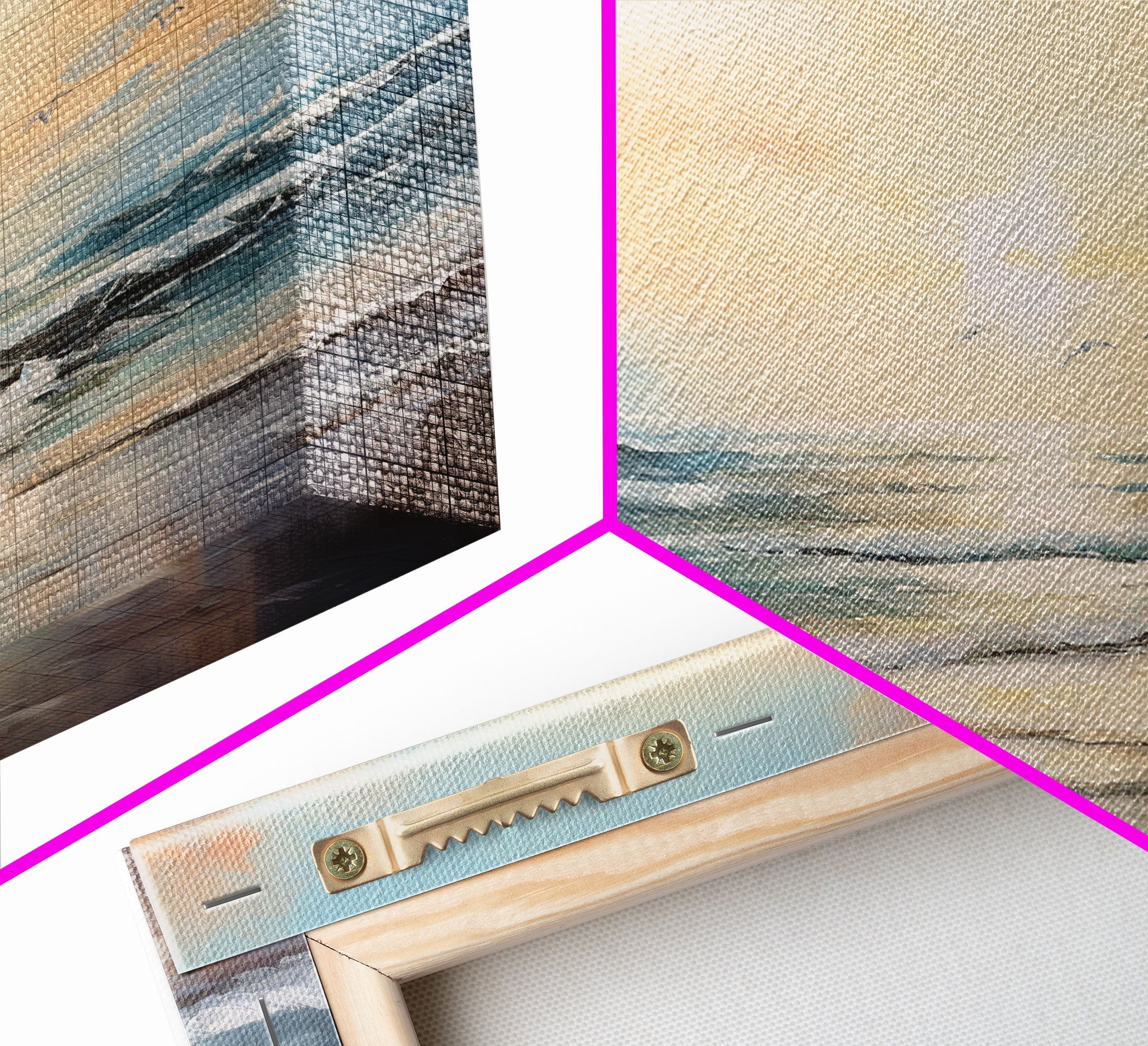 Beach Wall Art, Seascape Print, Sunset Wall Art, Canvas Print, Wall Art, 3 Piece Wall Art, Beach House Wall Decor, Home Office Art, RV Decor | | Wiccan Center