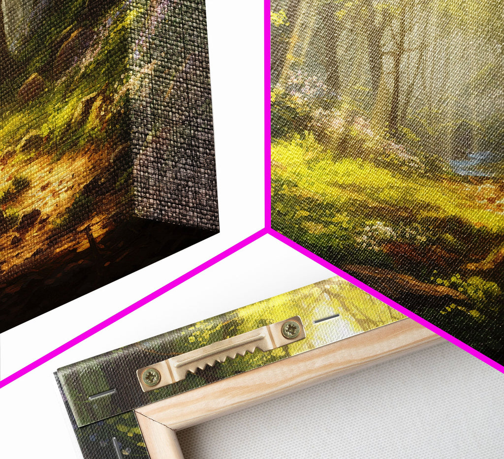 Forest Print, Trees Art, Landscape Wall Art, Canvas Print, Wall Art, 3 Piece Wall Art, Nature Prints, Botanical Wall Art, Family Home Decor | | Wiccan Center