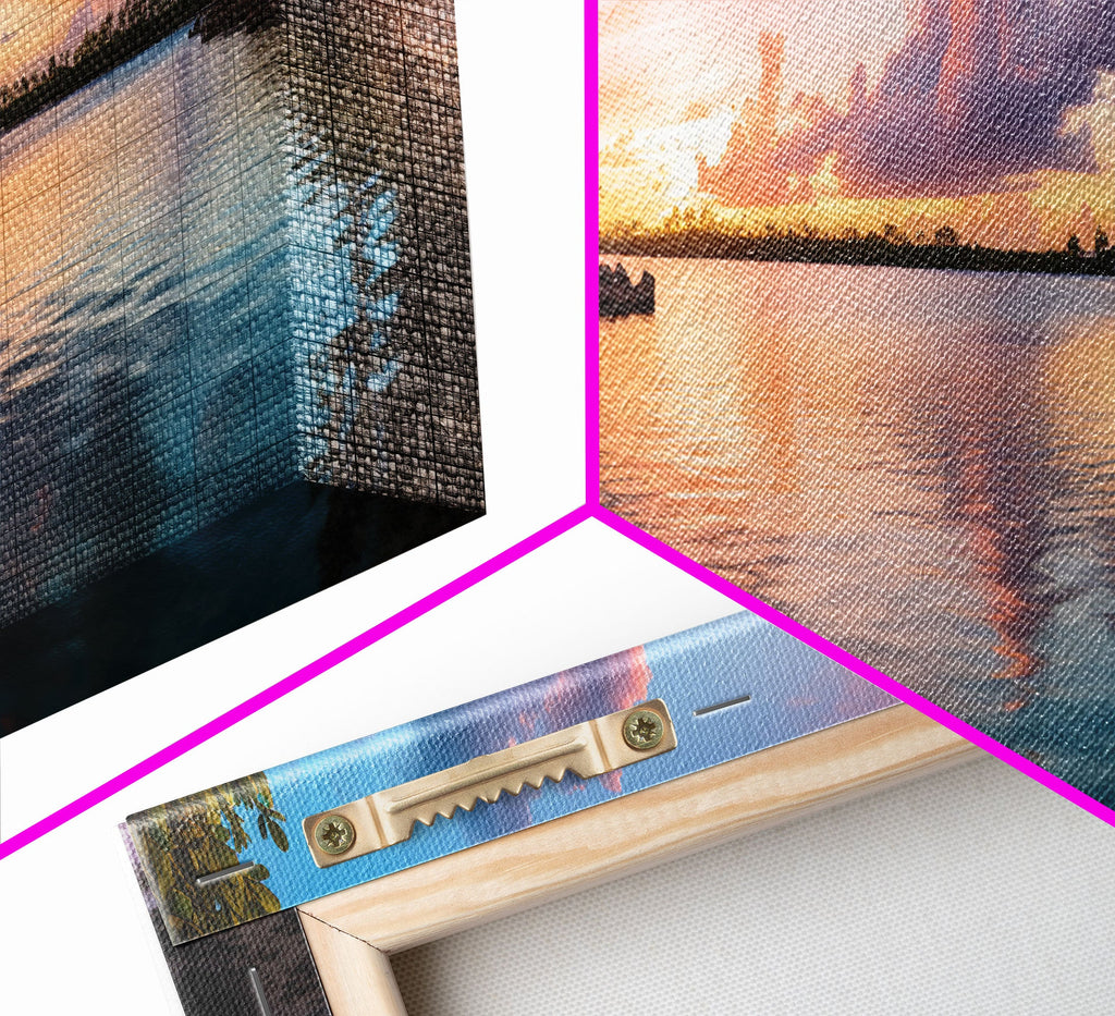 Photographic Panoramic of Biscayne Florida National Park, Sunset Photography, National Park Art, Framed Canvas Print, Landscape Photography | | Wiccan Center