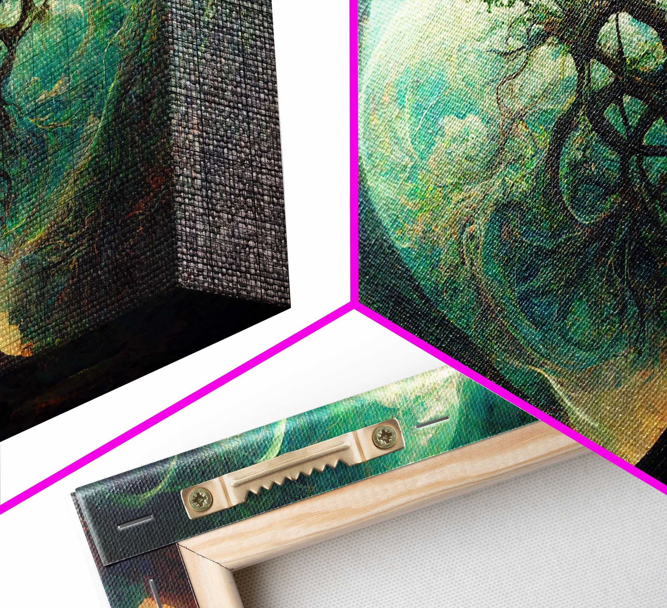 Yggdrasil Tree of Life, Nordic Viking Fantasy Art, Ready To Hang Canvas Print, Cool Living Room Wall Art Decor | | Wiccan Center