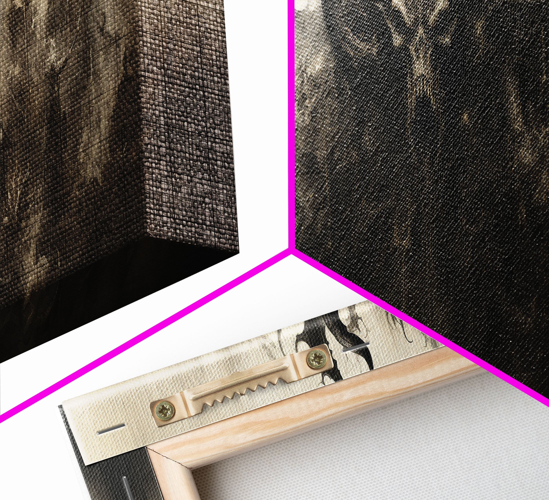 The Demon, Panoramic Canvas Print, Framed Halloween Art, Spooky Decor, Halloween Art, Halloween Wall Art, Halloween Art Print | | Wiccan Center