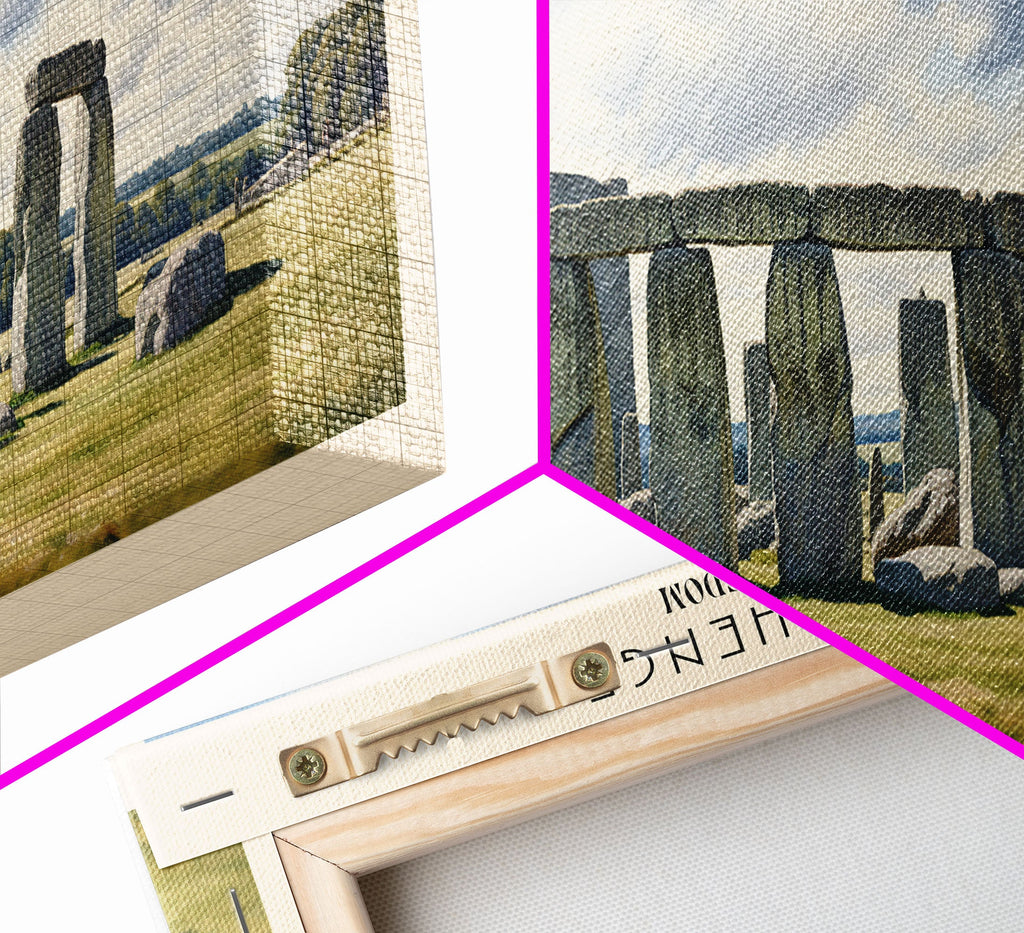 Stonehenge COUNTRY Travel Poster Print, Framed Canvas Print, COUNTRY Travel Art, Wood Framed Art, Wall Hanging, Home Decor | | Wiccan Center
