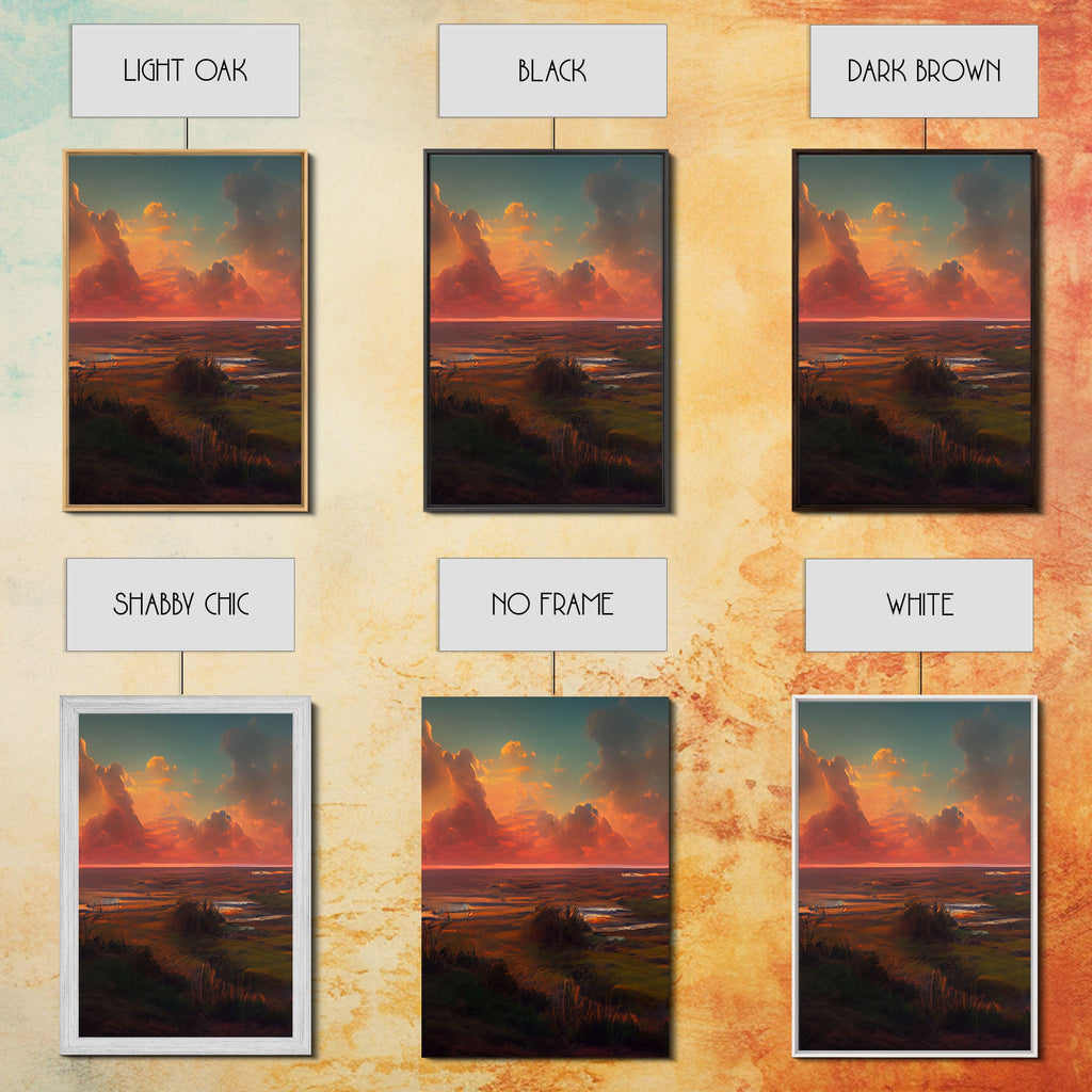 Ocean At Sunset, Lakehouse Wall Decor, 3 Piece Canvas Decor, 3 Piece Wall Art, Ready To Hang Canvas Prints