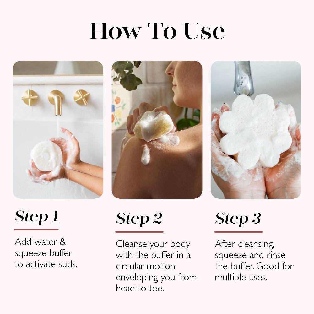 Coconut Water | Eco Body Buffer | Body Wash Infused Buffer | Wiccan Center