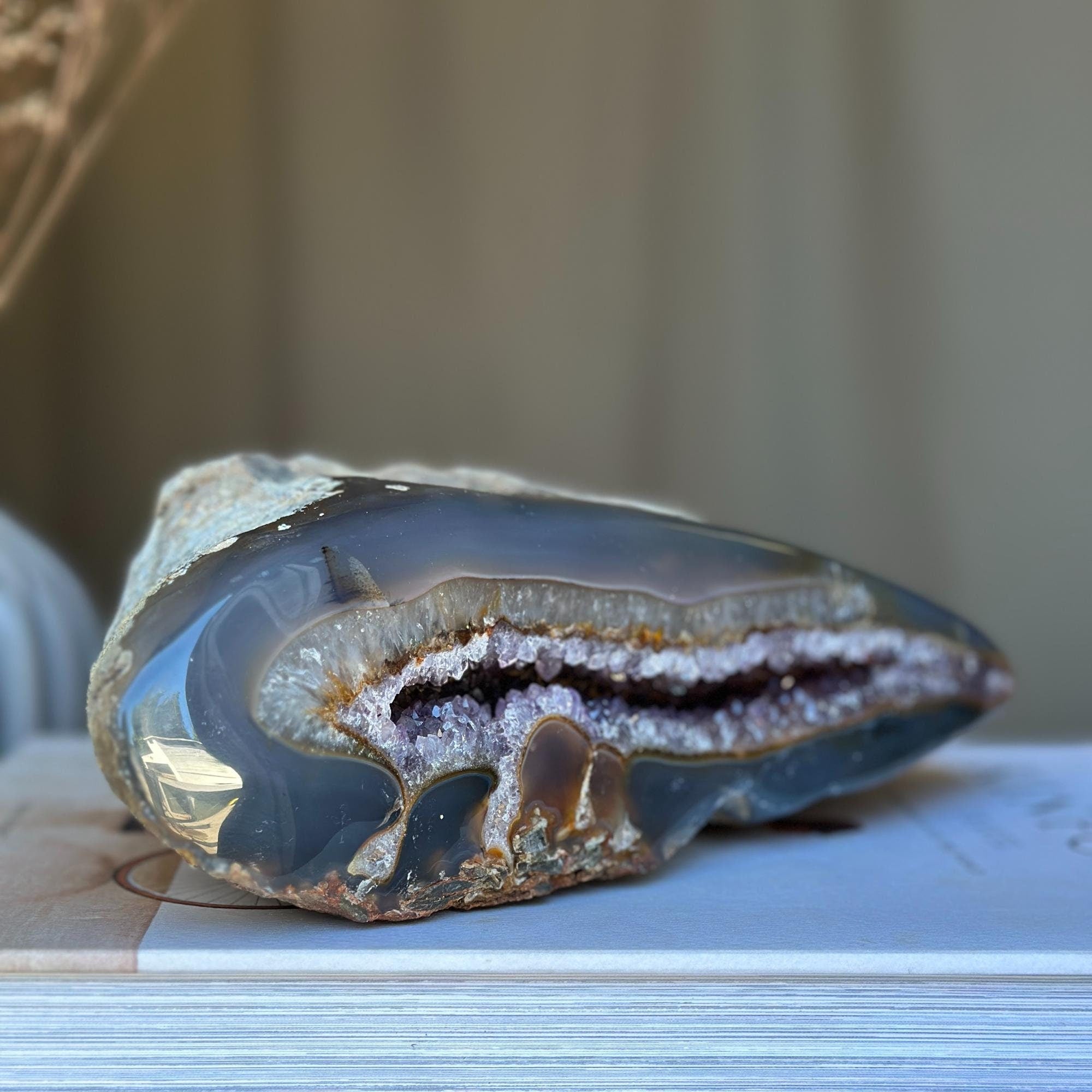 Huge Authentic Amethyst Geode Cave | Centerpieces | Wiccan Center