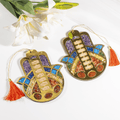 Hamsa Hand Wall & Car Hanger with Seven Chakra Stones