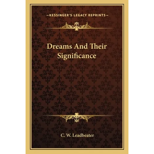 Dreams And Their Significance - Paperback | Books | Wiccan Center