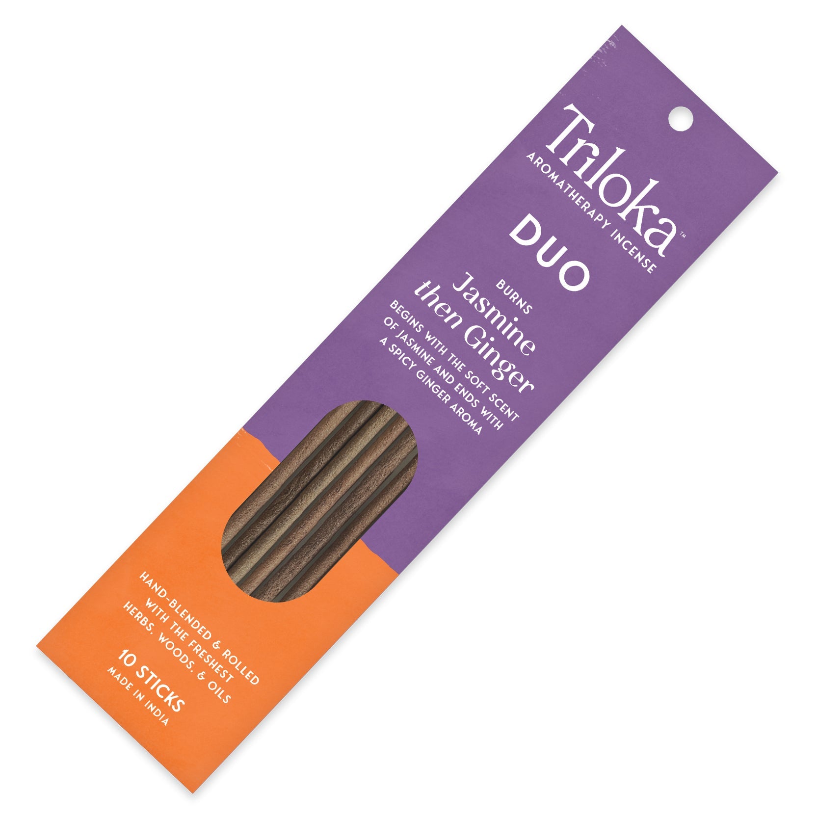 Triloka Duet Jasmine-Ginger Incense Sticks | Incense | Wiccan Center