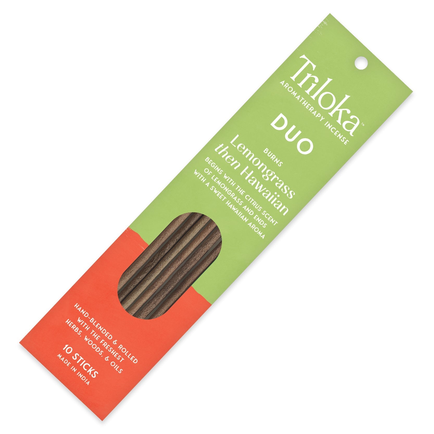 Triloka Duet Lemongrass-Hawaiian High Incense Sticks | Incense | Wiccan Center