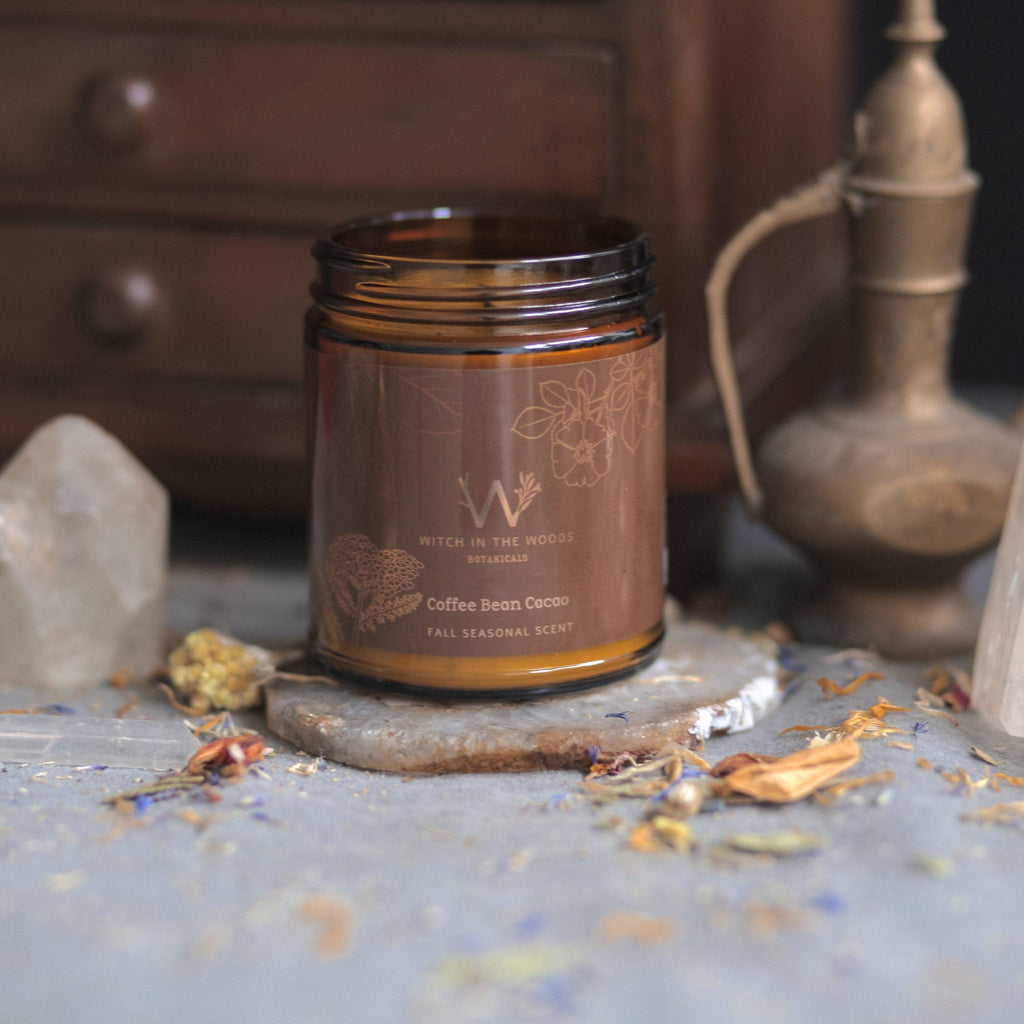 Coffee Bean + Cacao Candle | Candle | Wiccan Center