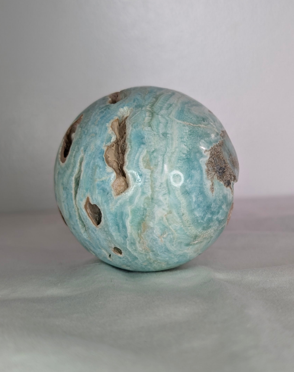 Blue Aragonite Sphere (Large) | | Wiccan Center