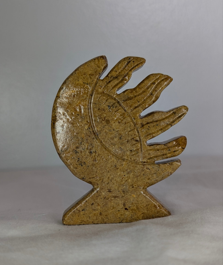 Yellow Jasper 1/2 Moon, 1/2 Sun | | Wiccan Center