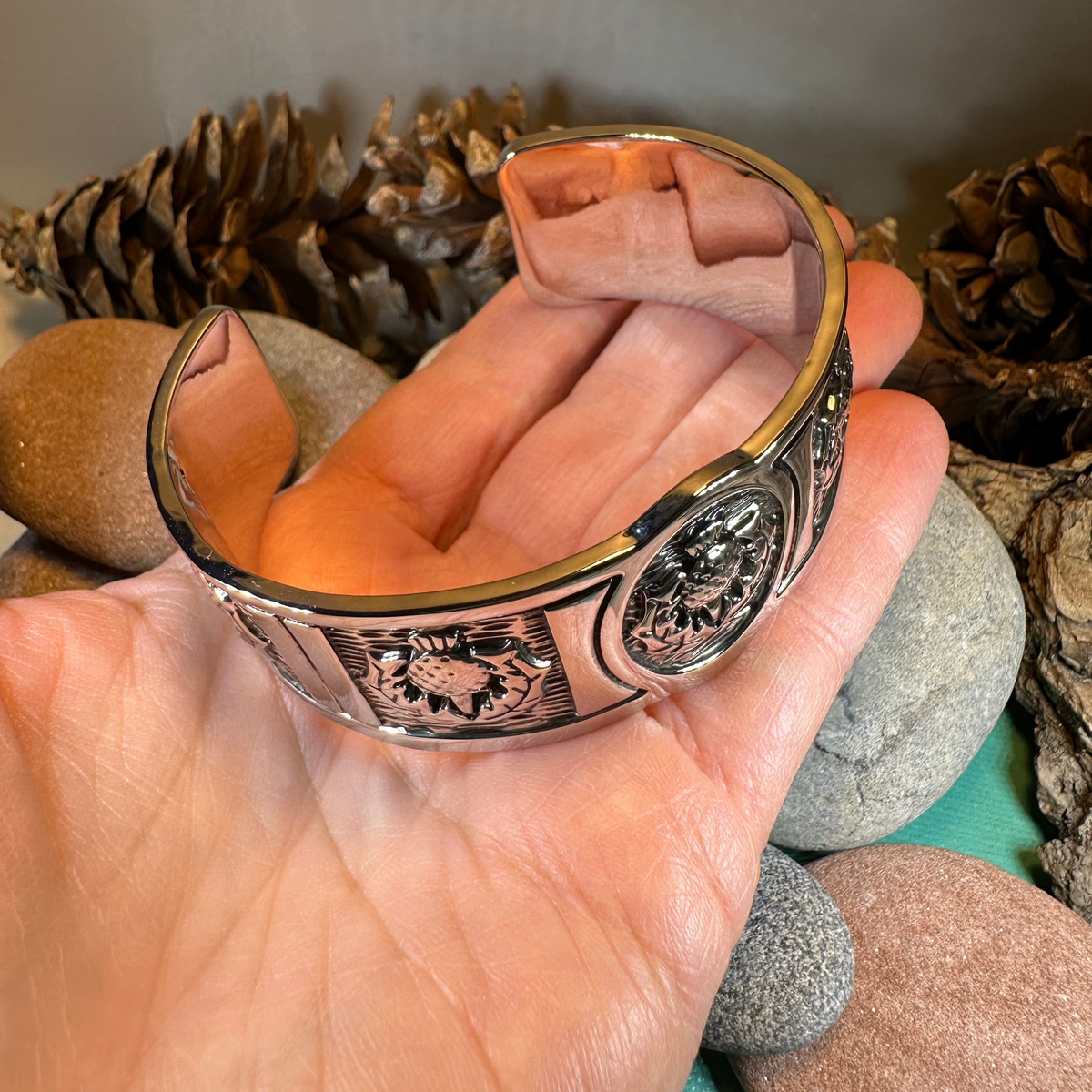 Highland Spring Scottish Thistle Bracelet
