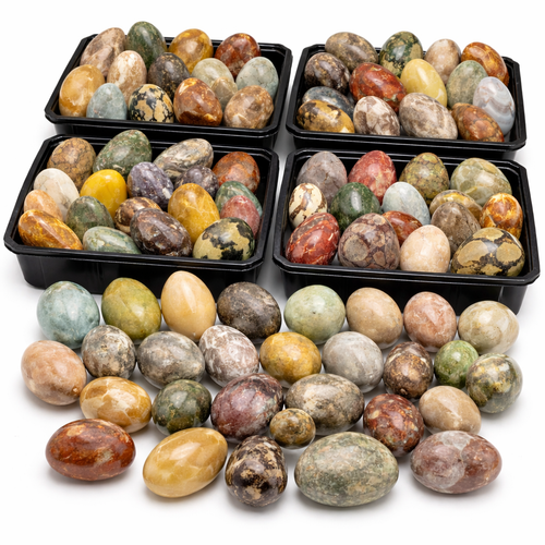 20 LB Mixed Crystal Egg Bulk Lot – Perfect for Easter Egg Hunt (No Selection) | | Wiccan Center