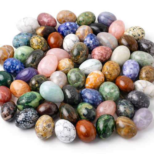 20 LB Mixed Crystal Egg Bulk Lot – Perfect for Easter Egg Hunt (No Selection) | | Wiccan Center