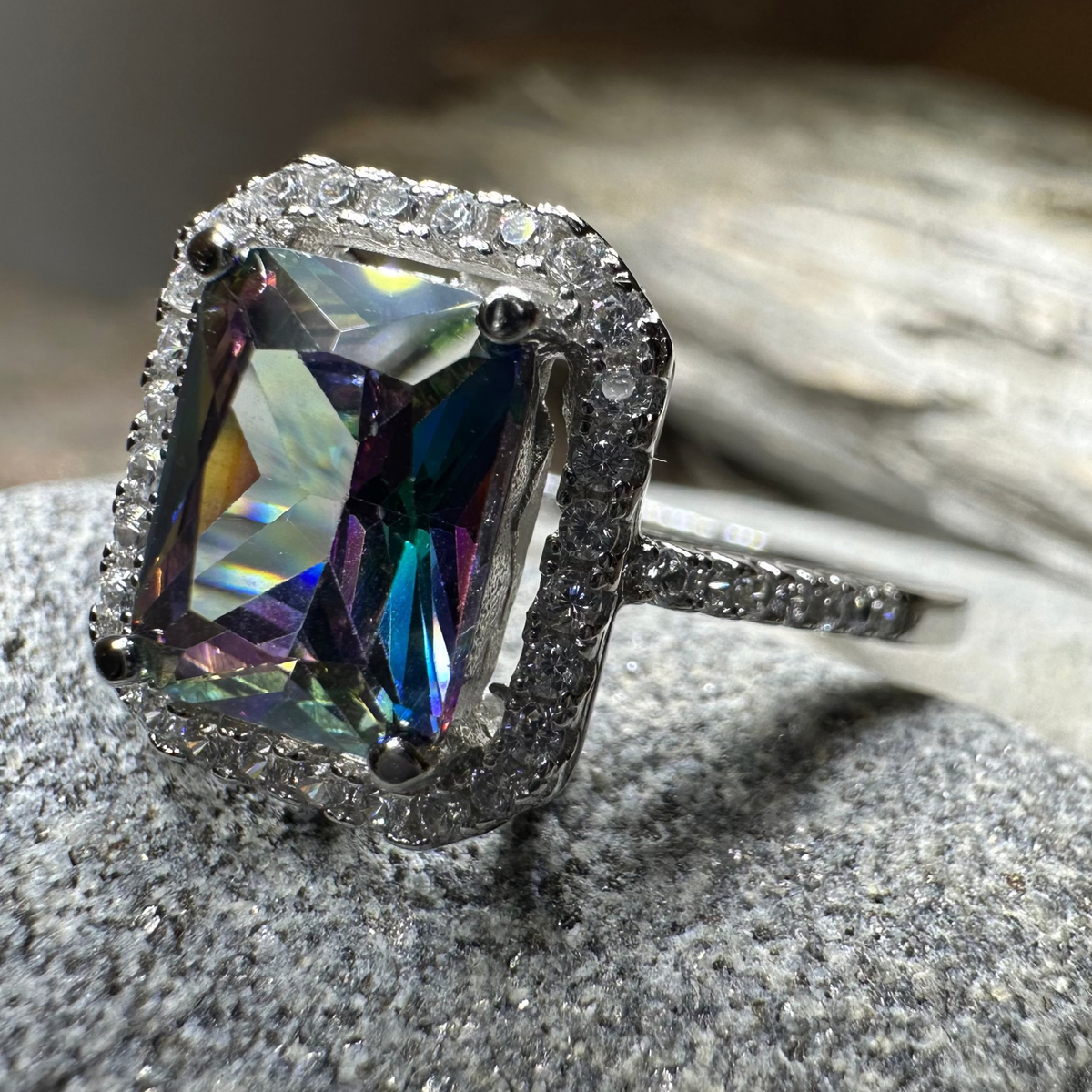 Royal Scottish Topaz Ring in Sterling Silver | Ring | Wiccan Center