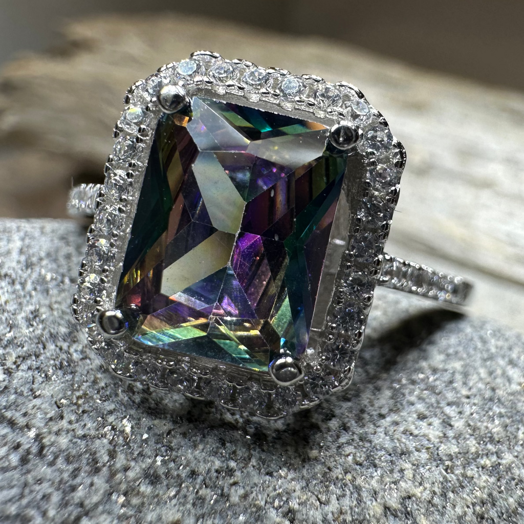 Royal Scottish Topaz Ring in Sterling Silver | Ring | Wiccan Center