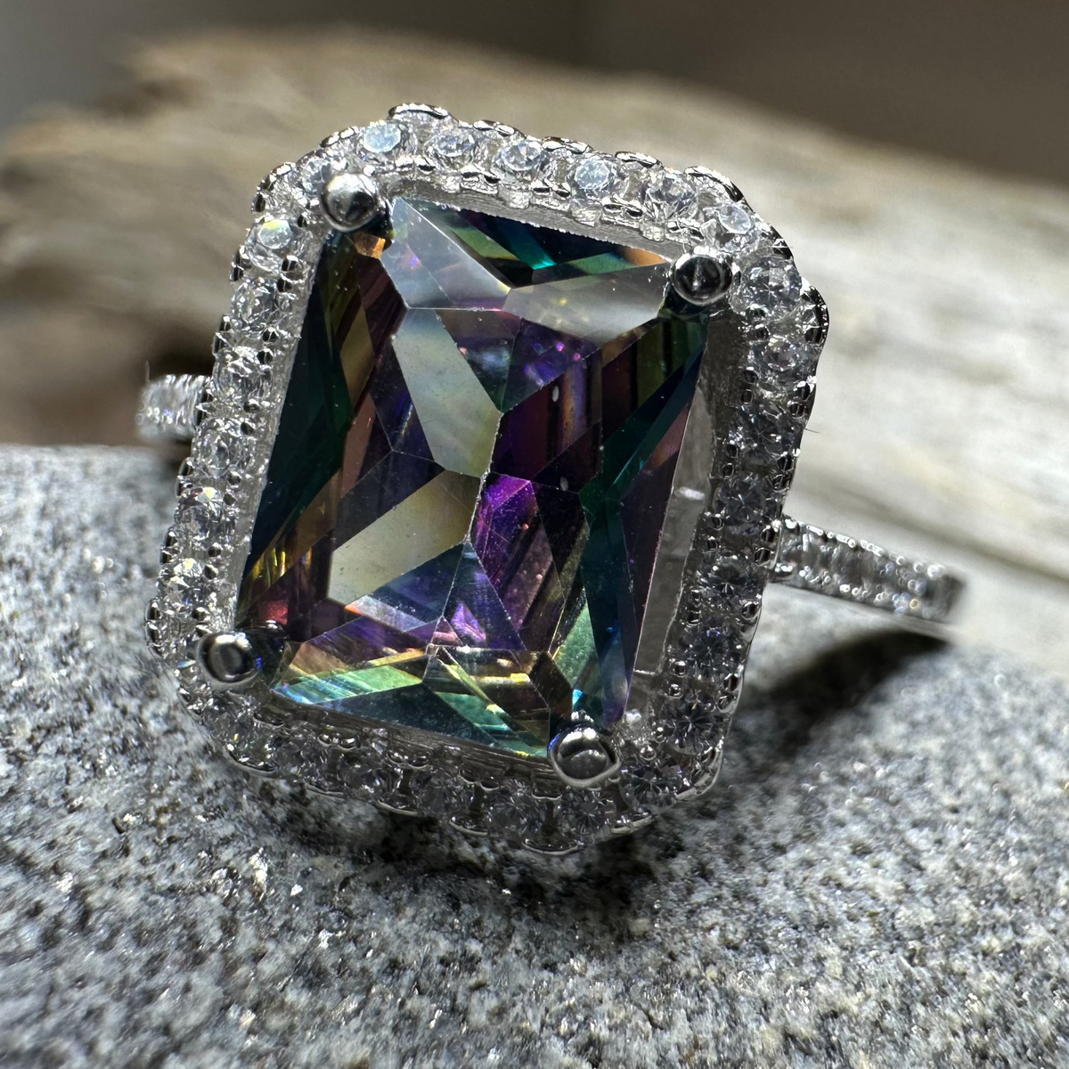 Royal Scottish Topaz Ring in Sterling Silver | Ring | Wiccan Center