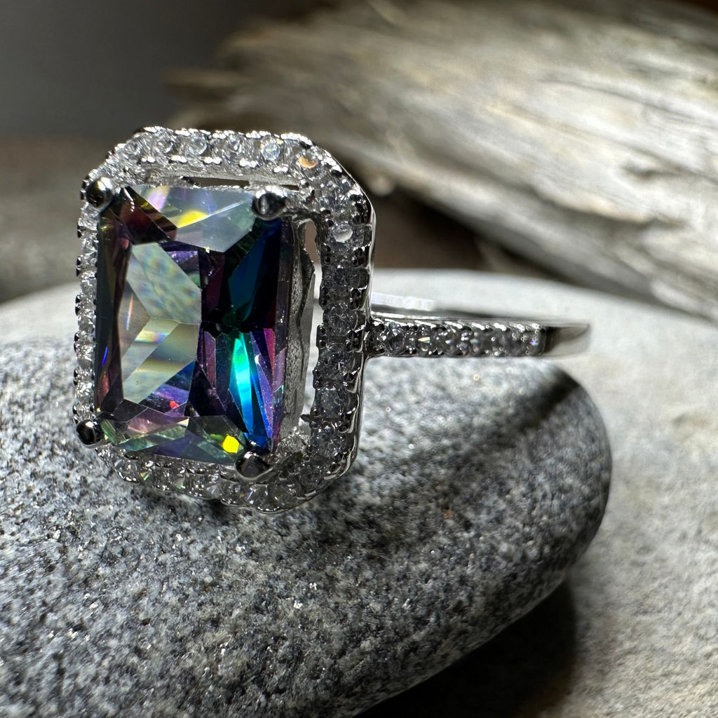 Royal Scottish Topaz Ring in Sterling Silver | Ring | Wiccan Center