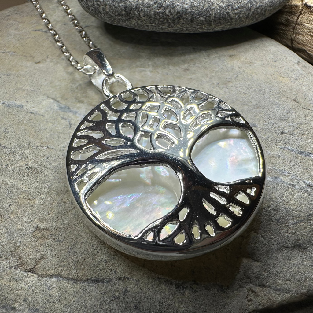 Nachtona Tree of Life Necklace in Sterling Silver | Pendant | Wiccan Center