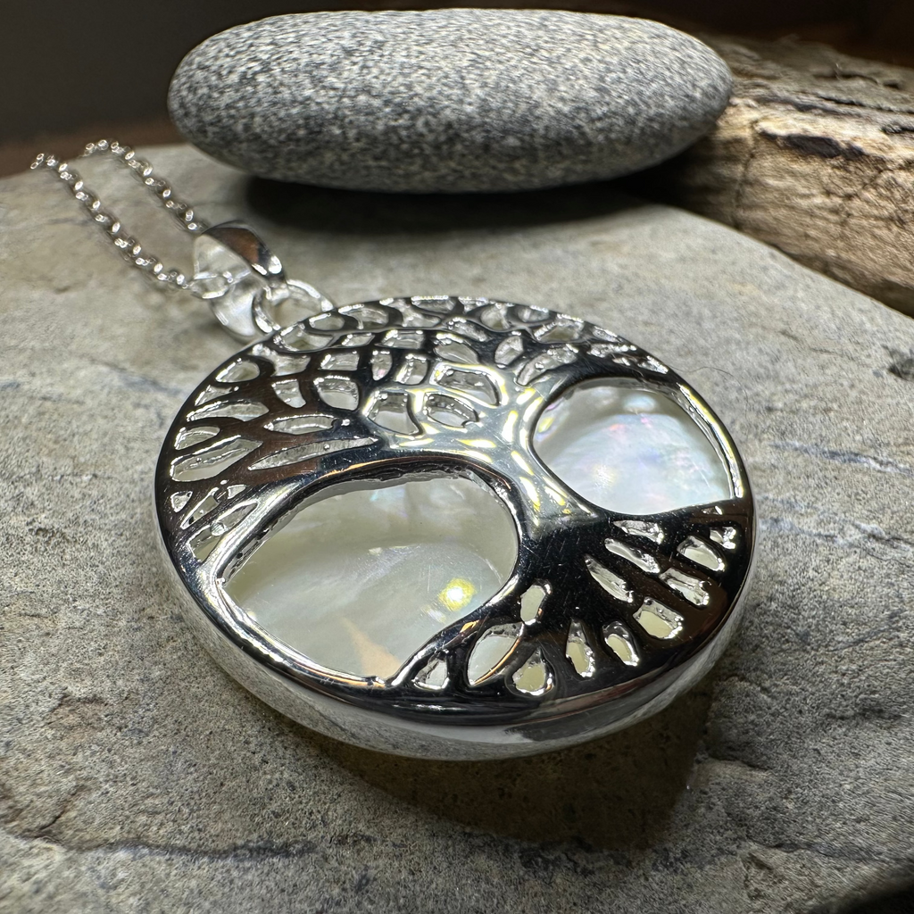 Nachtona Tree of Life Necklace in Sterling Silver | Pendant | Wiccan Center