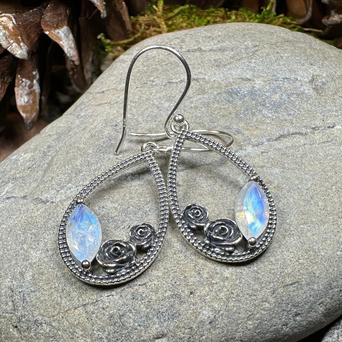 Sweet Irish Rose Earrings for Women | Dangle Earrings | Wiccan Center