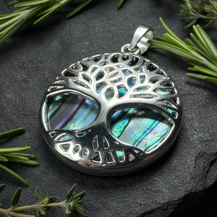 Nachtona Tree of Life Necklace in Sterling Silver | Pendant | Wiccan Center