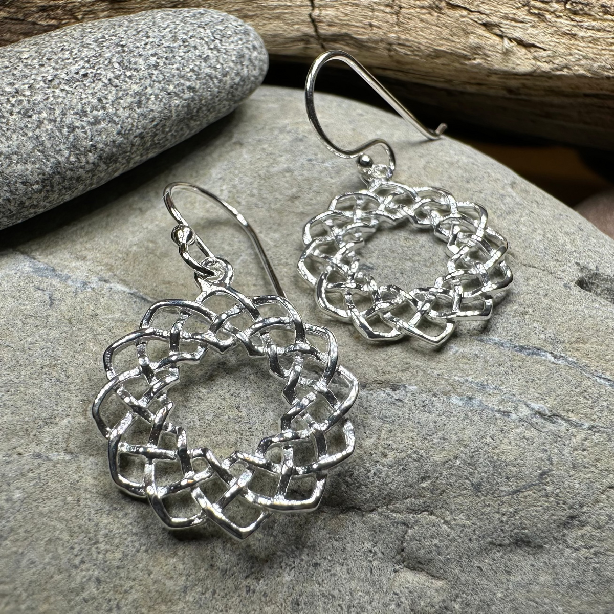Celtic Eternity Knot Earrings | Dangle Earrings | Wiccan Center