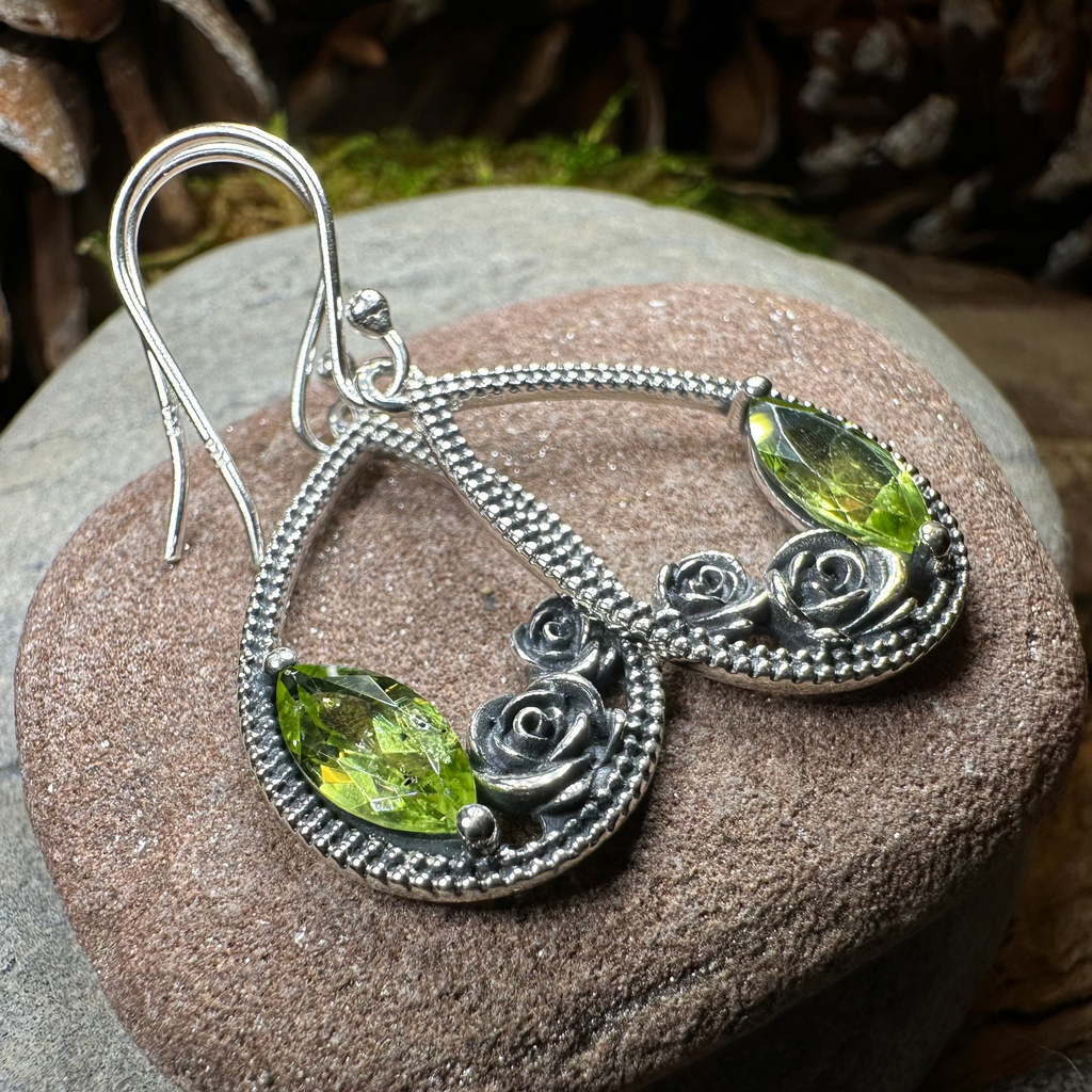 Sweet Irish Rose Earrings for Women | Dangle Earrings | Wiccan Center