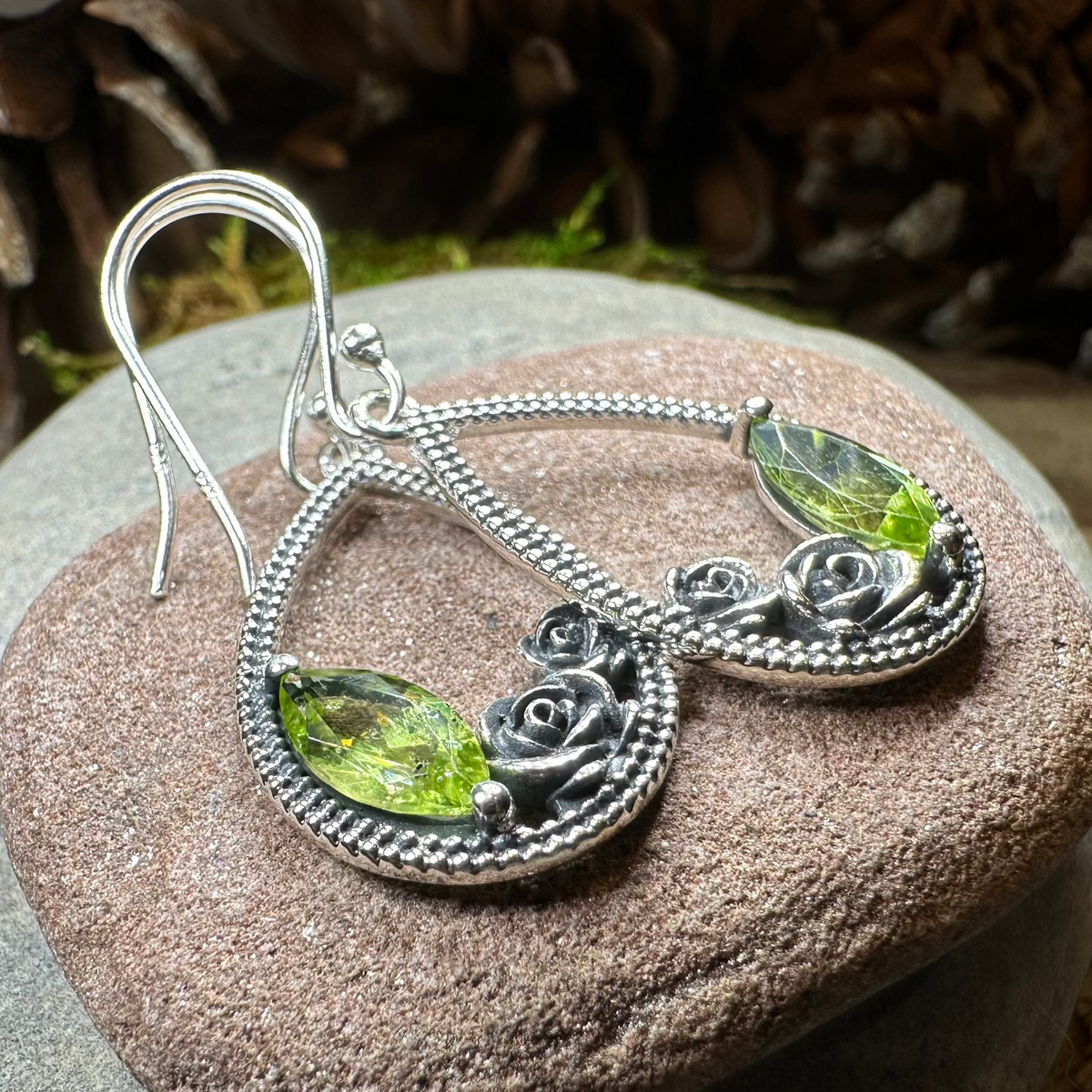 Sweet Irish Rose Earrings for Women | Dangle Earrings | Wiccan Center