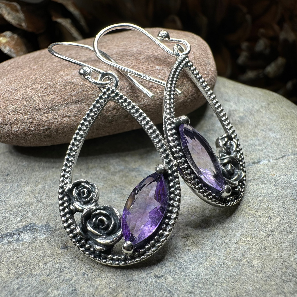 Sweet Irish Rose Earrings for Women | Dangle Earrings | Wiccan Center