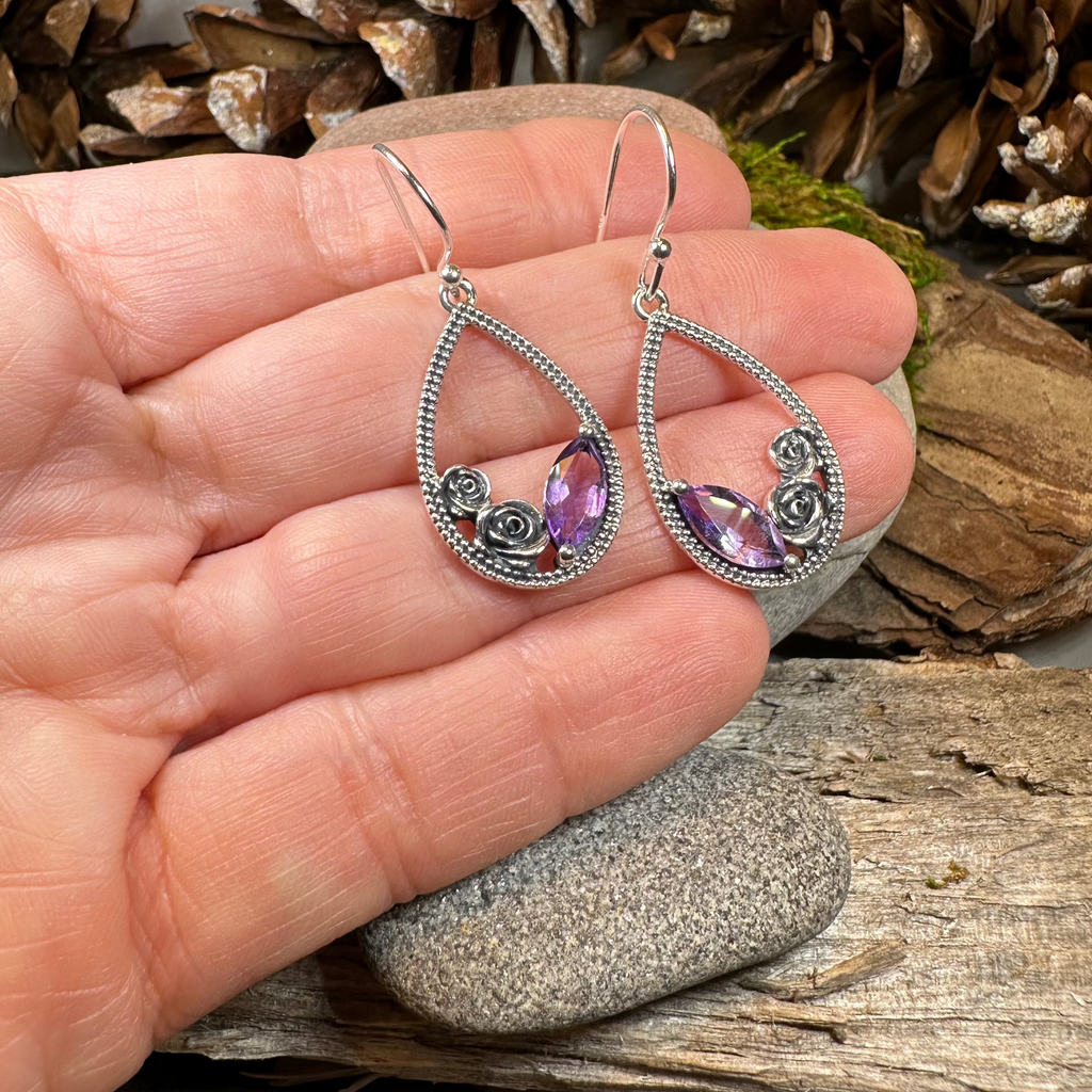 Sweet Irish Rose Earrings for Women | Dangle Earrings | Wiccan Center