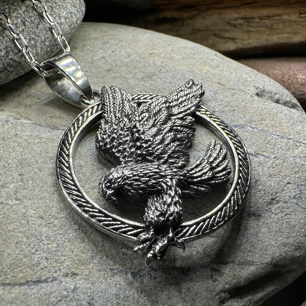 Celtic Eagle Necklace | Pendant | Wiccan Center