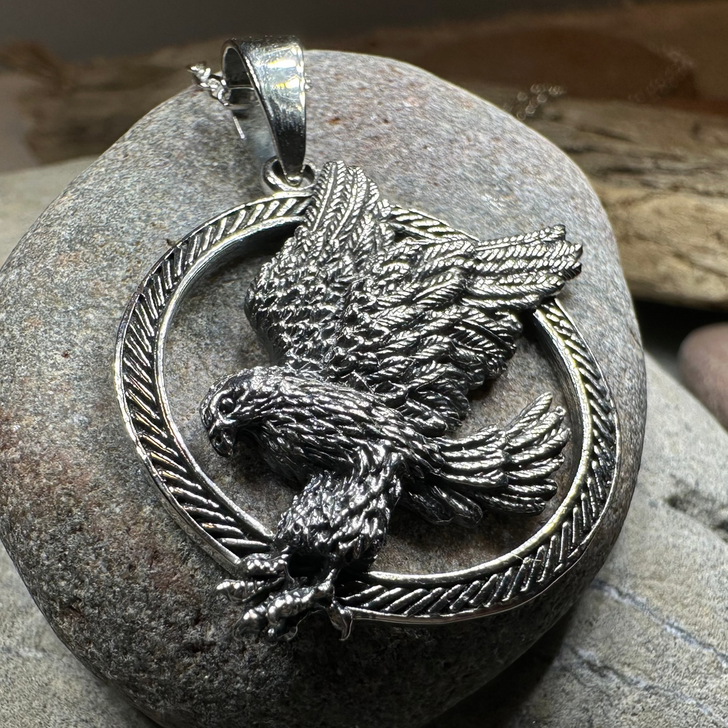 Celtic Eagle Necklace | Pendant | Wiccan Center
