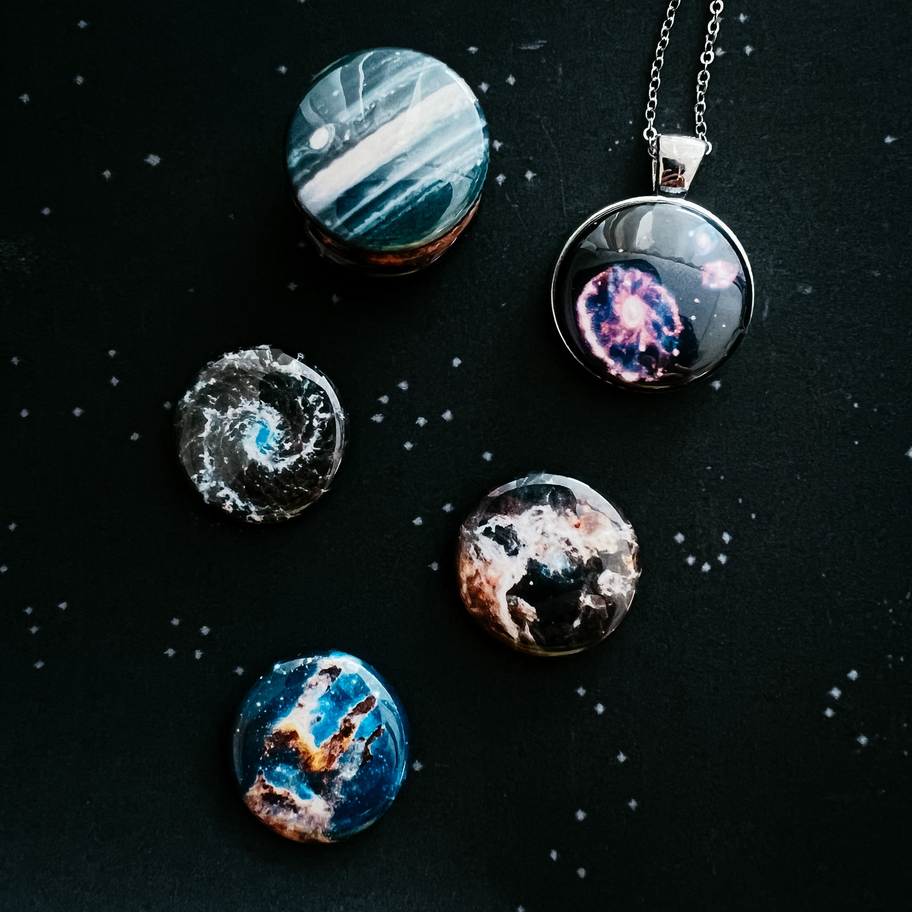 Interchangeable JWST First Images Necklace | Necklace | Wiccan Center
