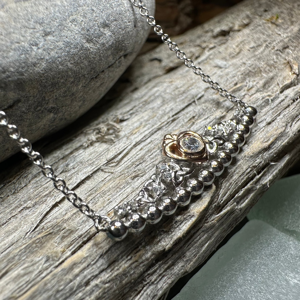 Celtic Irish Princess Heart Necklace - Handmade in Ireland | Necklet | Wiccan Center
