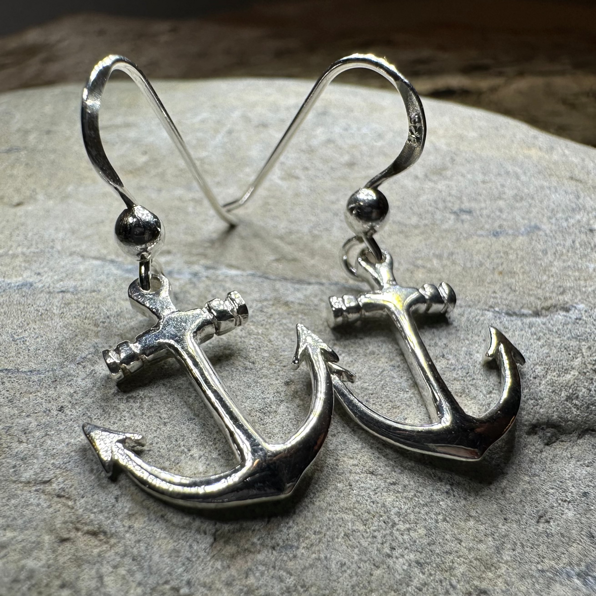 Smooth Sailing Anchor Earrings | Dangle Earrings | Wiccan Center