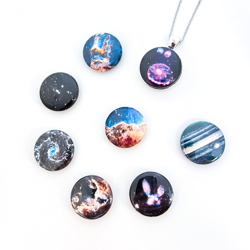 Interchangeable JWST First Images Necklace | Necklace | Wiccan Center