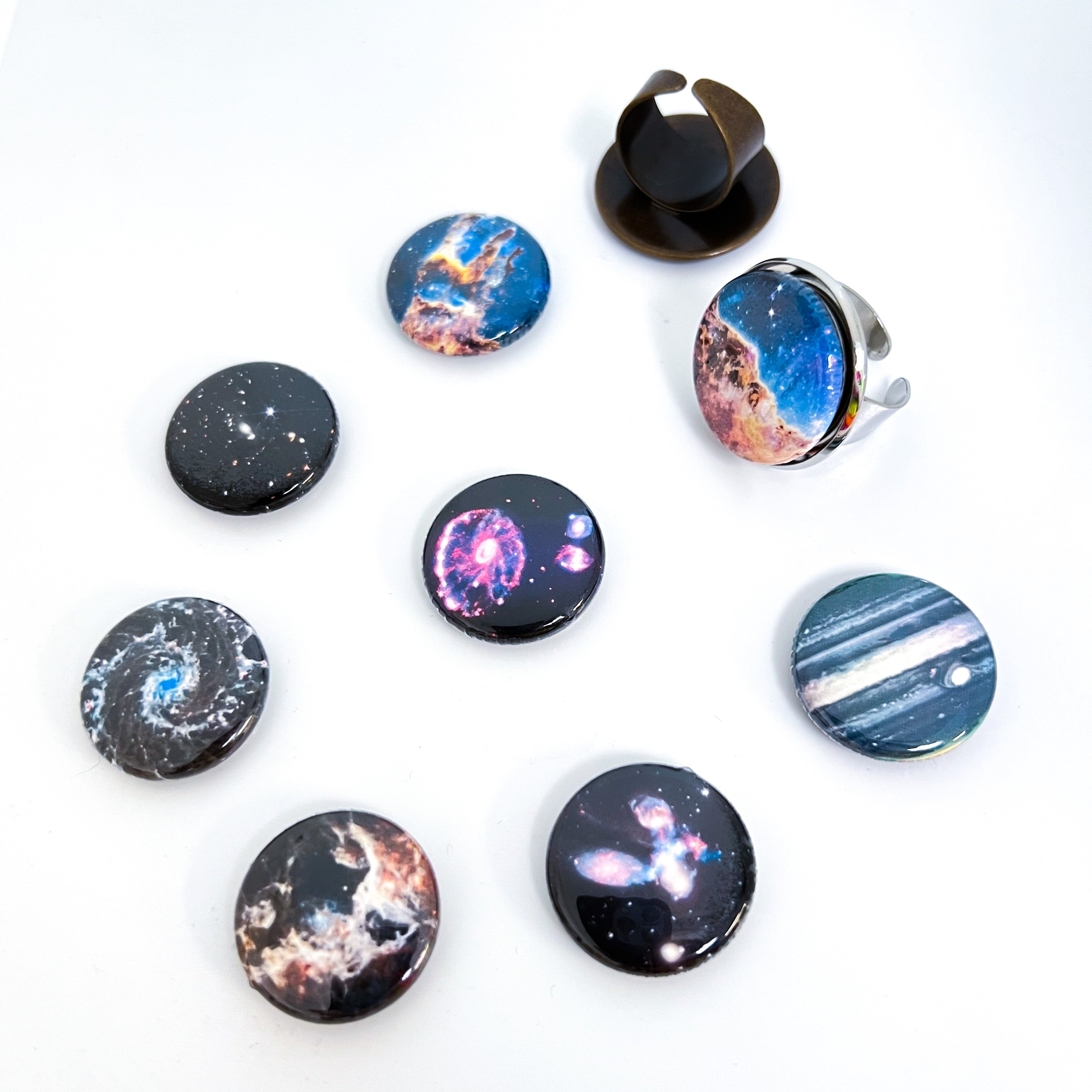 Interchangeable JWST First Images Ring | Ring | Wiccan Center