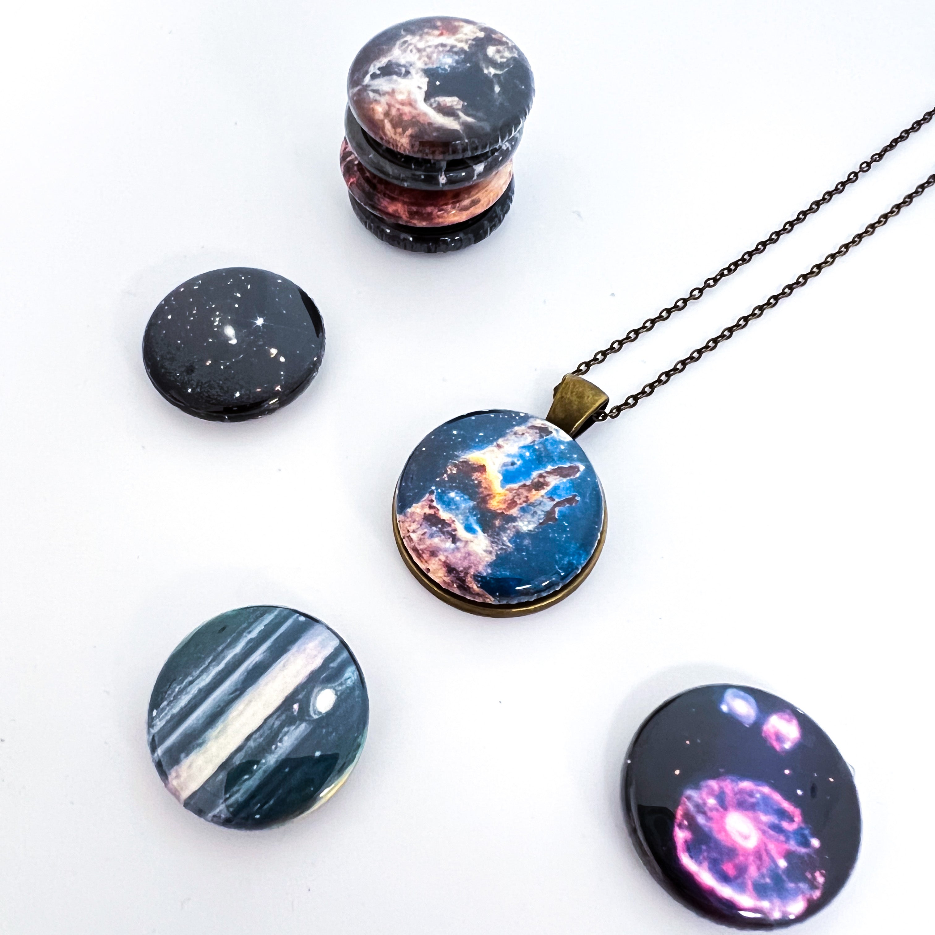 Interchangeable JWST First Images Necklace | Necklace | Wiccan Center