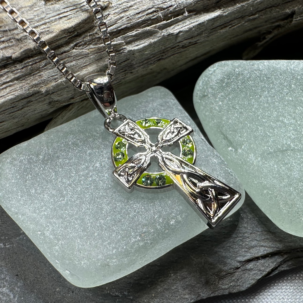 Jane Celtic Cross Necklace - Handmade in Ireland | Pendant | Wiccan Center