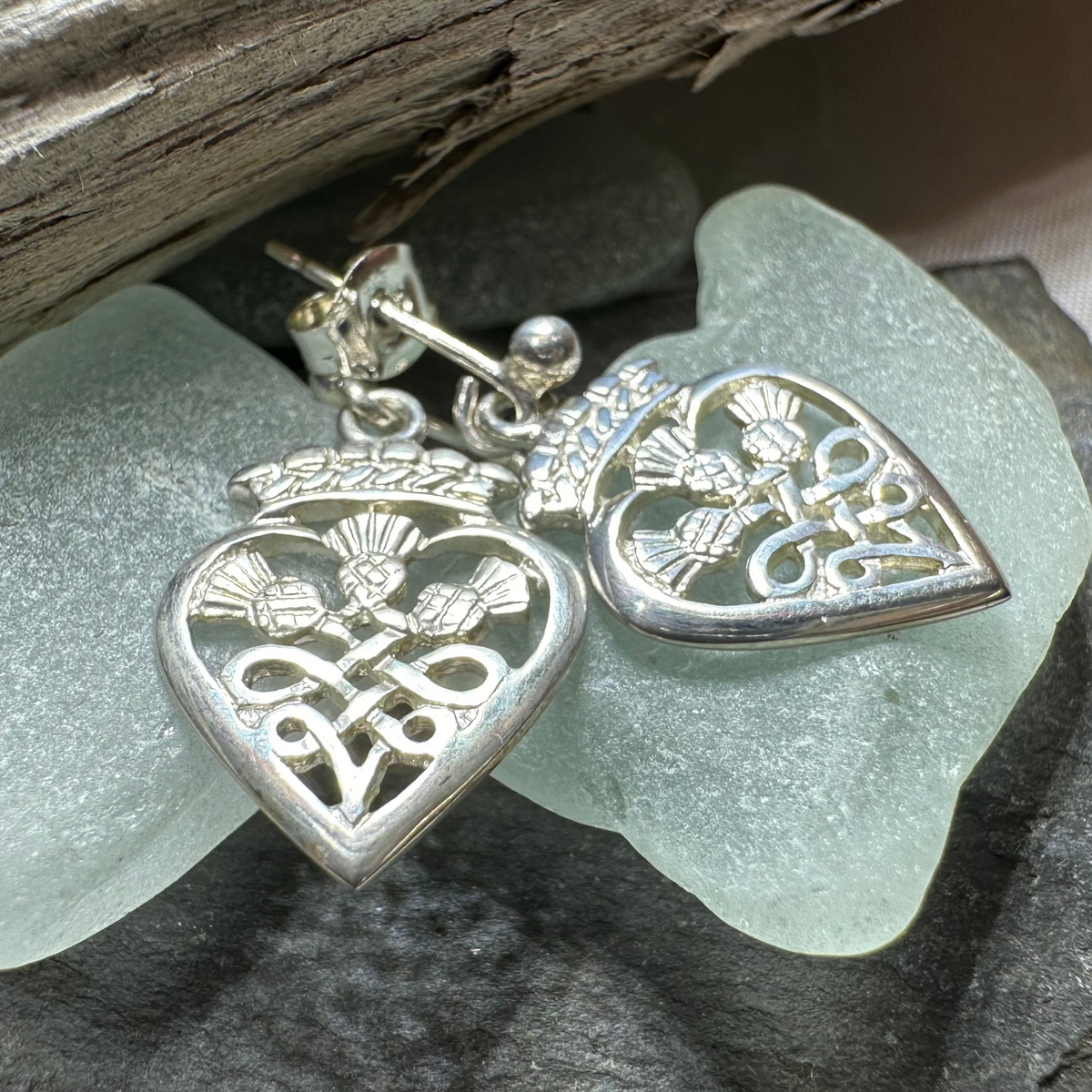 Heirloom Luckenbooth Earrings | Post Earrings | Wiccan Center